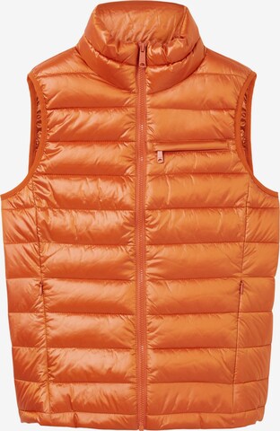 TOM TAILOR Vest in Orange: front