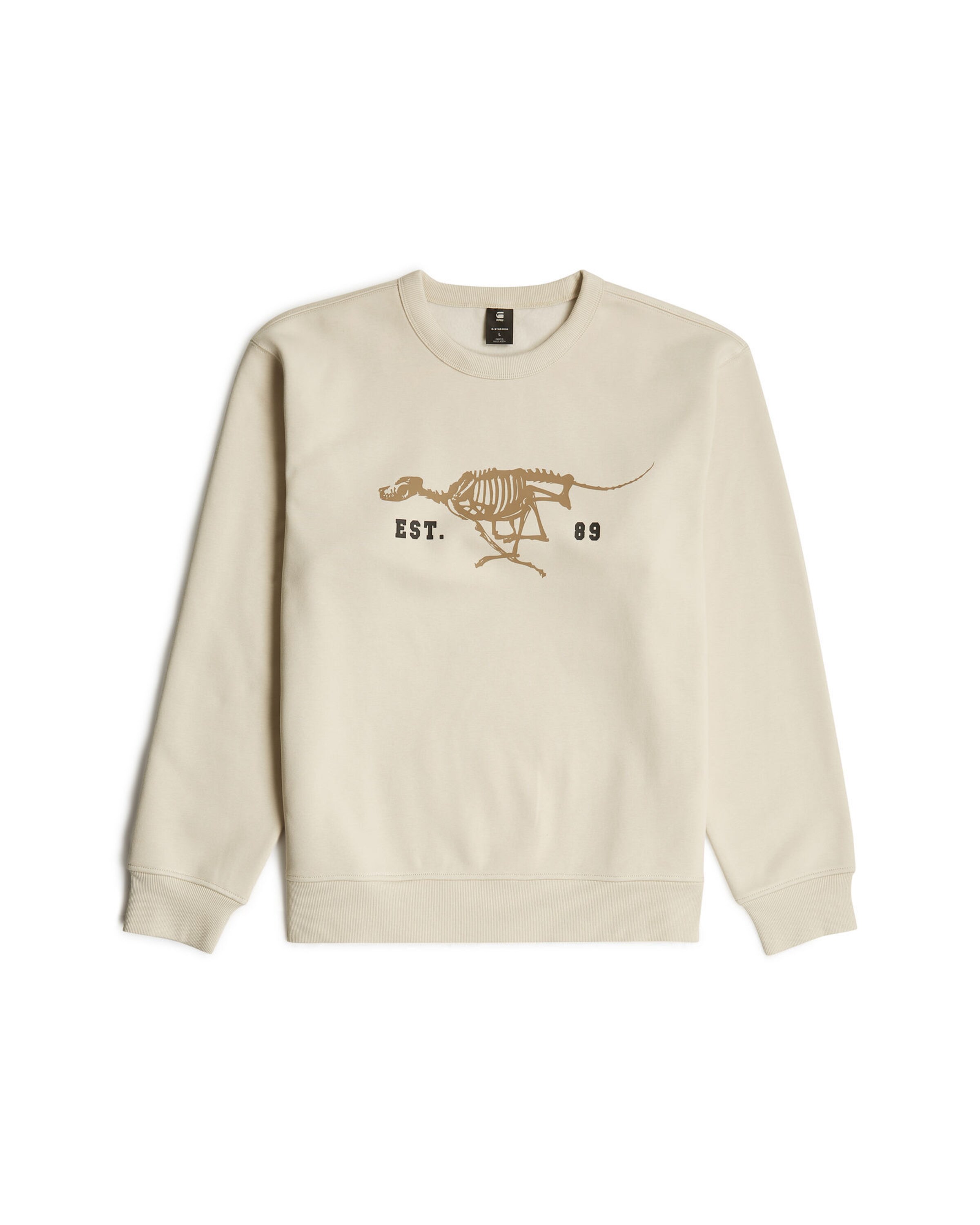 G-STAR Sweatshirt in White: front