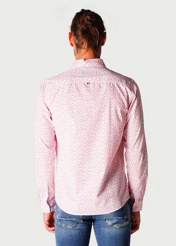 Le Temps Des Cerises Regular fit Overhemd 'DANER' in Roze