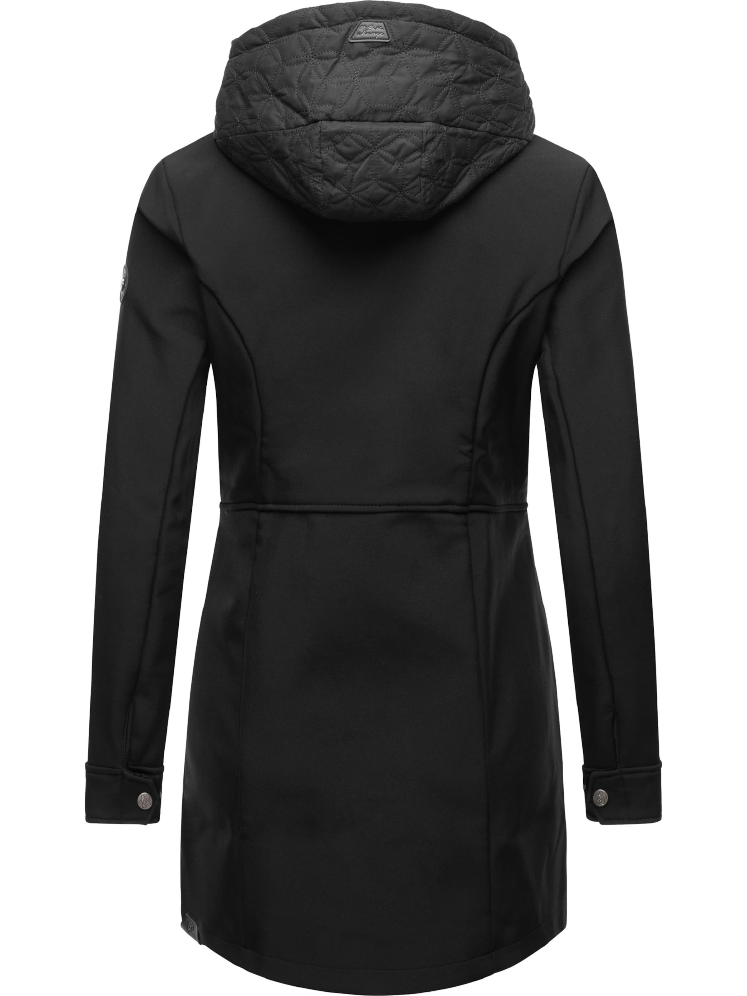 Ragwear Funktionsmantel 'Ybela' in Schwarz