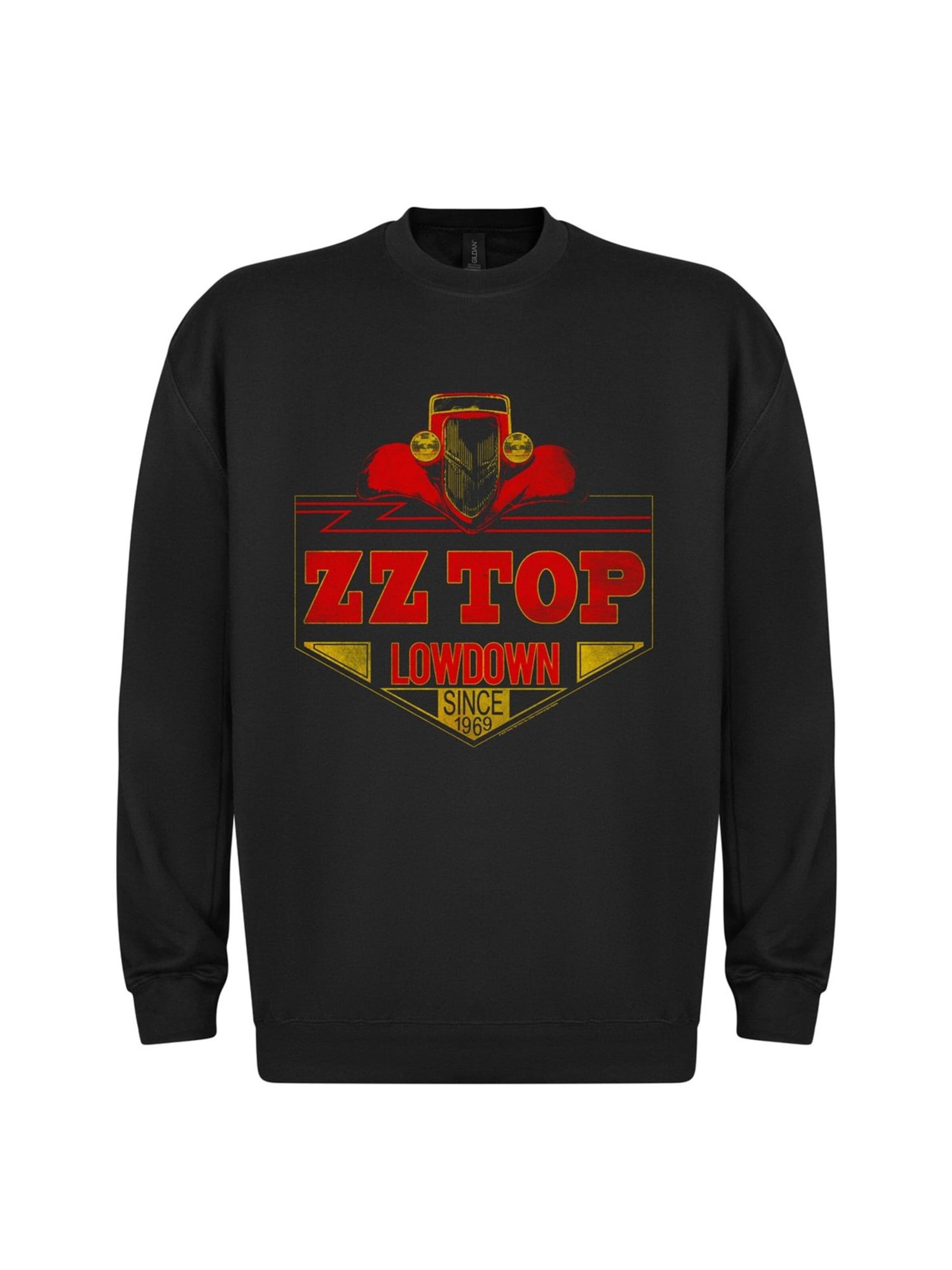 Sweat-shirt 'ZZ Top - Lowdown      Sweatshirt Sweatshirt' Rockshirts en noir : devant