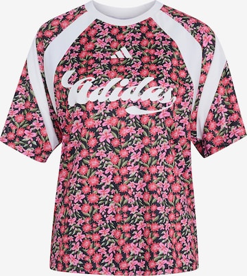 T-shirt fonctionnel 'Adidas x Farm Rio House Of Tiro' ADIDAS SPORTSWEAR en noir : devant