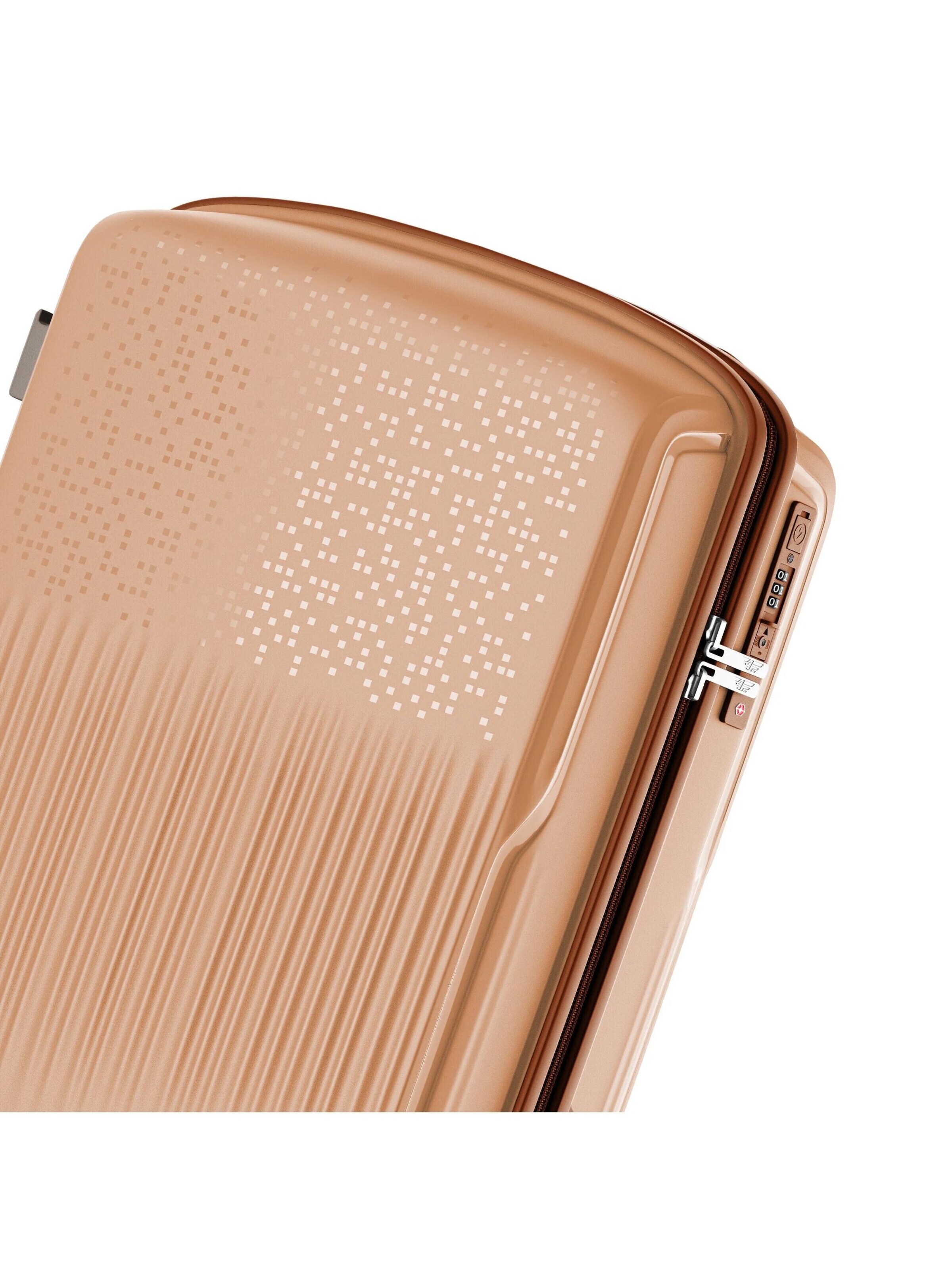 4FLY Suitcase Set 'Pixel' in Brown