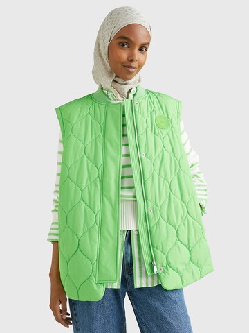 TOMMY HILFIGER Bodywarmer in Groen: voorkant