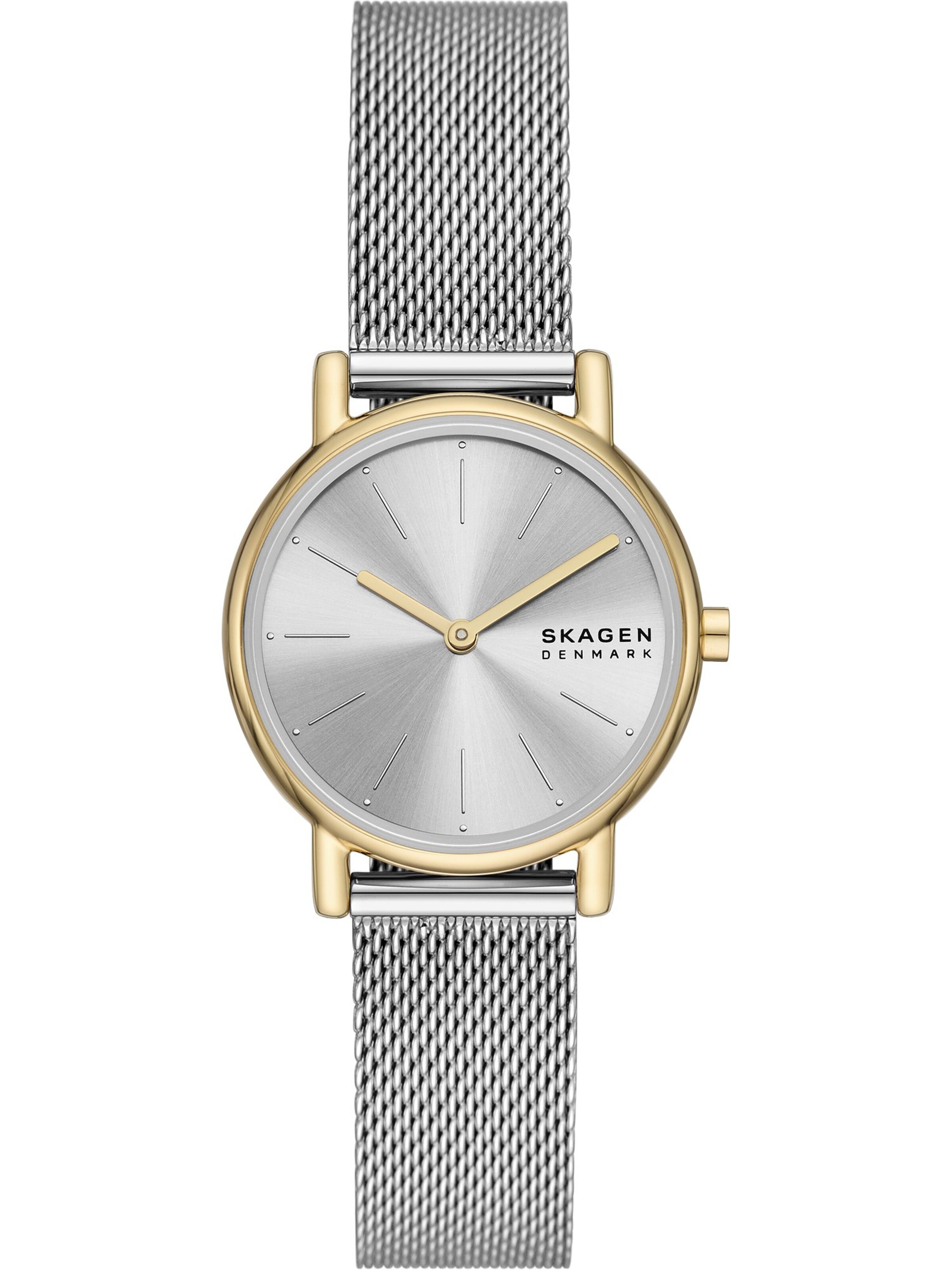 SKAGEN Uhr mit Armband in One Size in gold / silber, Produktansicht
