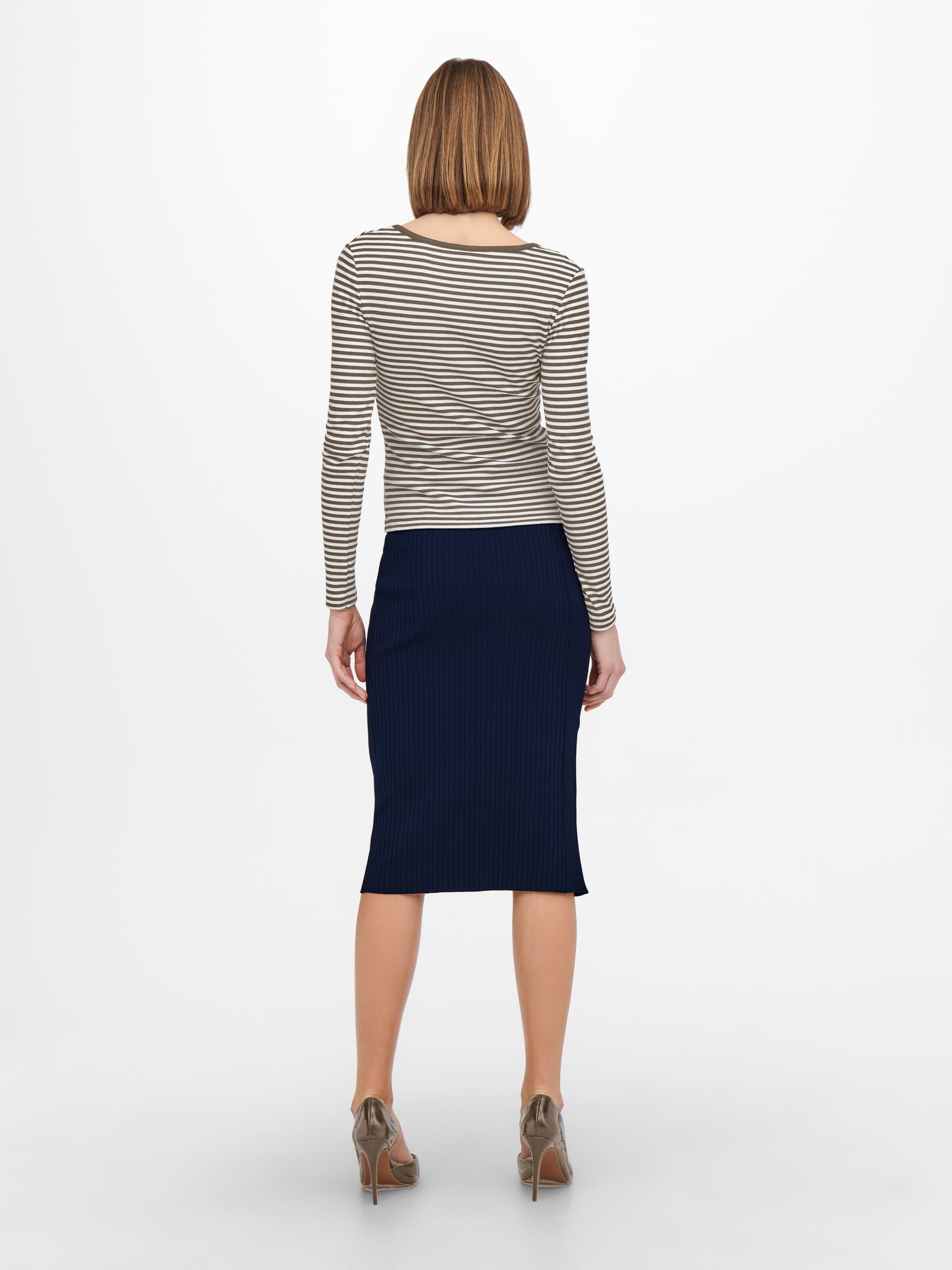 Frauen Shirts & Tops ONLY Shirt 'TINEA' in Braun, Weiß - IP35826 Frauen Shirts & Tops ONLY Shirt 'TINEA' in Braun, Weiß - IP35826