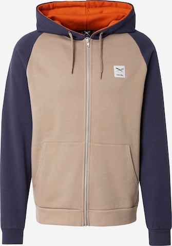 Iriedaily - Sudadera con cremallera 'De College 2' en gris: frente