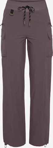 Pantalon outdoor LASCANA ACTIVE en gris : devant