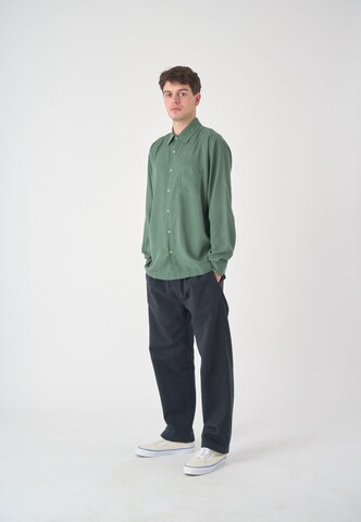 Cleptomanicx Regular fit Button Up Shirt 'Easy' in Green