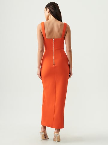 BWLDR Šaty 'RONNY' – oranžová: zadní strana