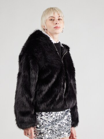 Monki Between-season jacket in Black: front