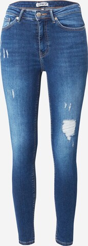 ONLY Skinny Jeans 'PAOLA' in Blauw: voorkant