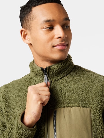 Fat Moose Fleece Jacket 'Hugh' in Green