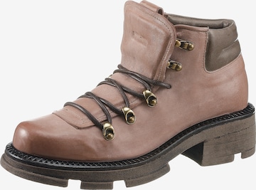 A.S.98 Lace-Up Ankle Boots 'Lane' in Brown: front