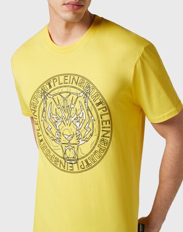 Maglietta 'Tiger' di Plein Sport in giallo