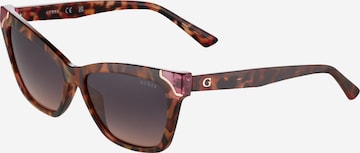 GUESS Okulary przeciwsłoneczne w kolorze brązowy: przód