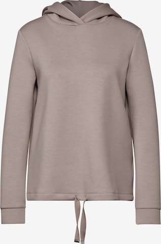 STREET ONE Sweatshirt in Beige: Vorderseite