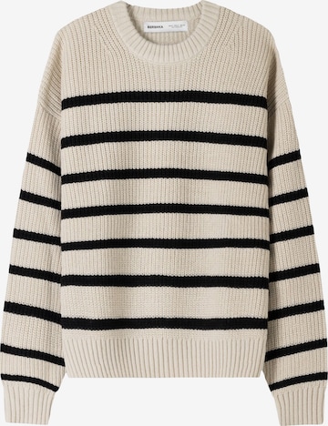 Bershka Pullover in Beige: Vorderseite