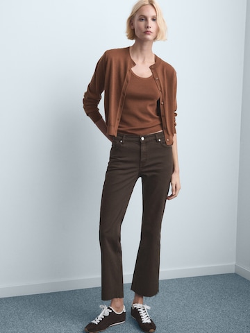 MANGO Regular Jeans 'SIENNA' in Brown