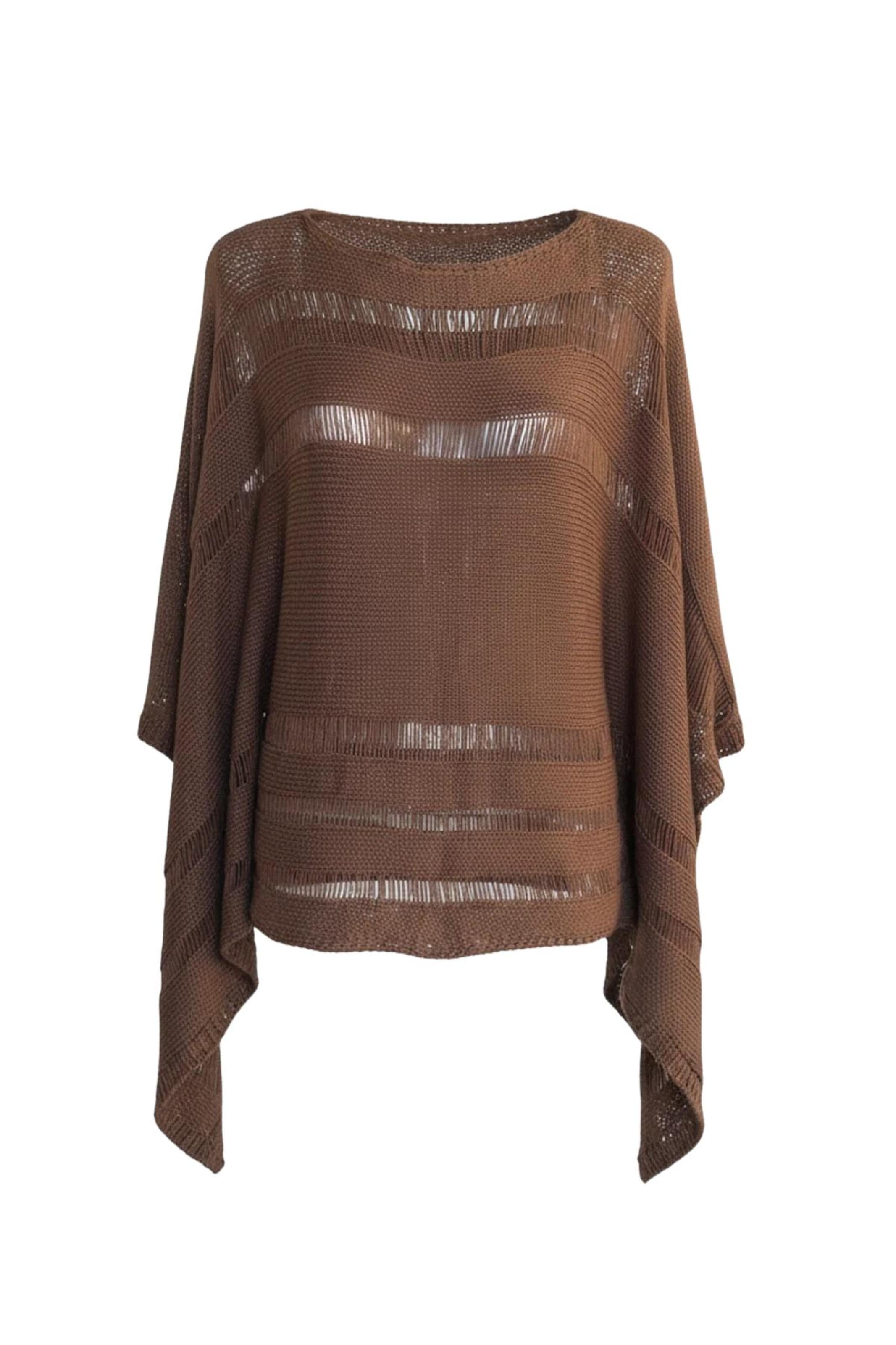 No Matter What Cape in Brown: front