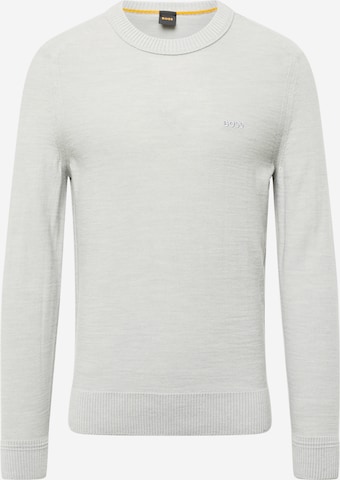 BOSS Sweater 'Avac' in Grey: front