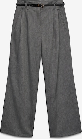VERO MODA - Pierna ancha Pantalón plisado 'VMTahia' en gris: frente