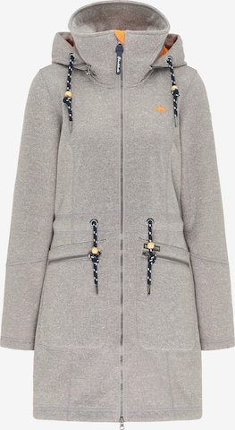 Schmuddelwedda Raincoat in Grey: front