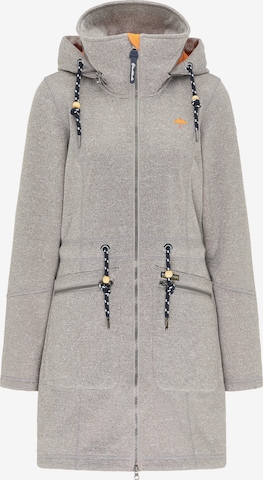 Manteau fonctionnel Schmuddelwedda en gris : devant