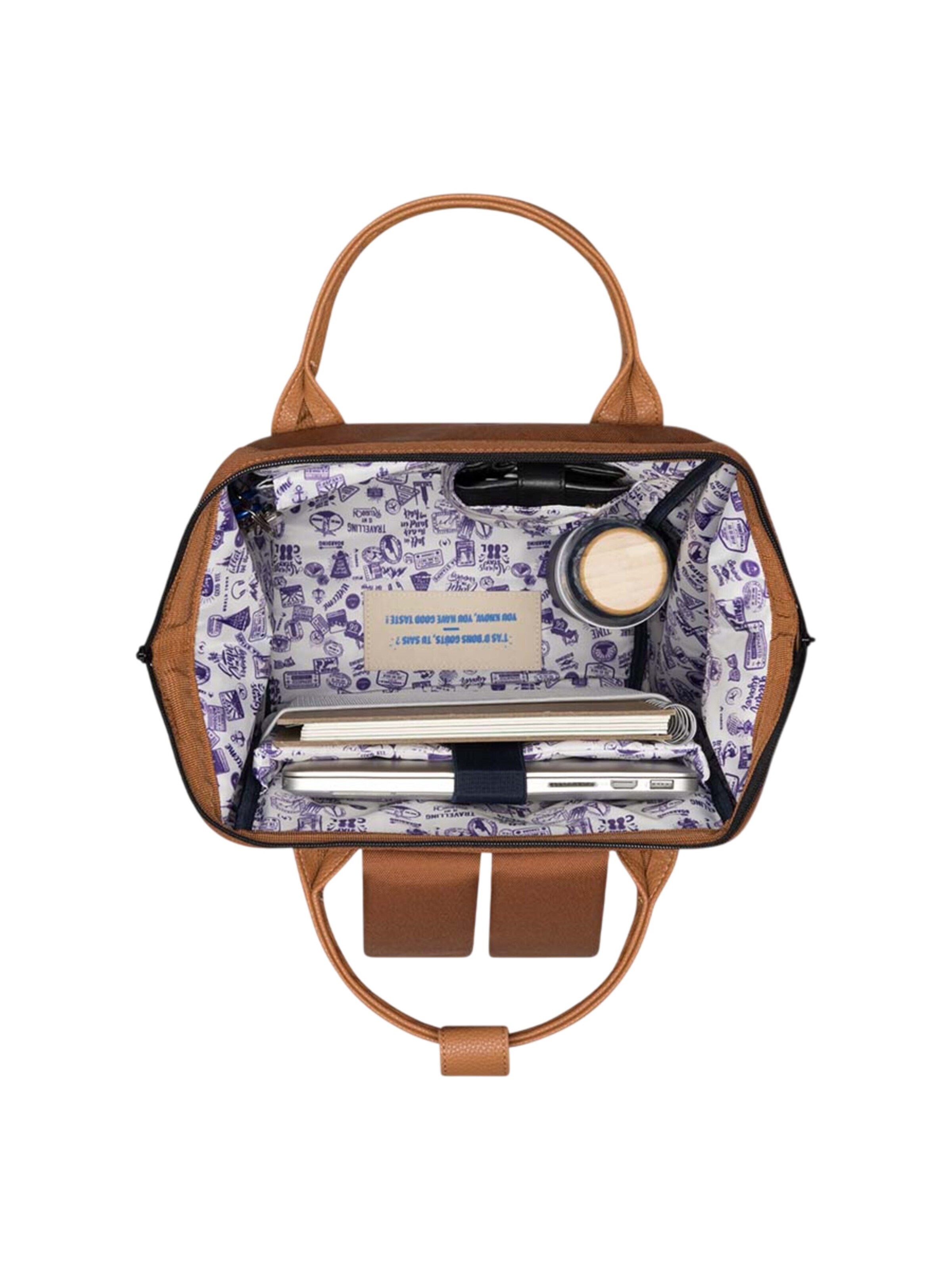 Cabaia Backpack 'Turin M' in Brown