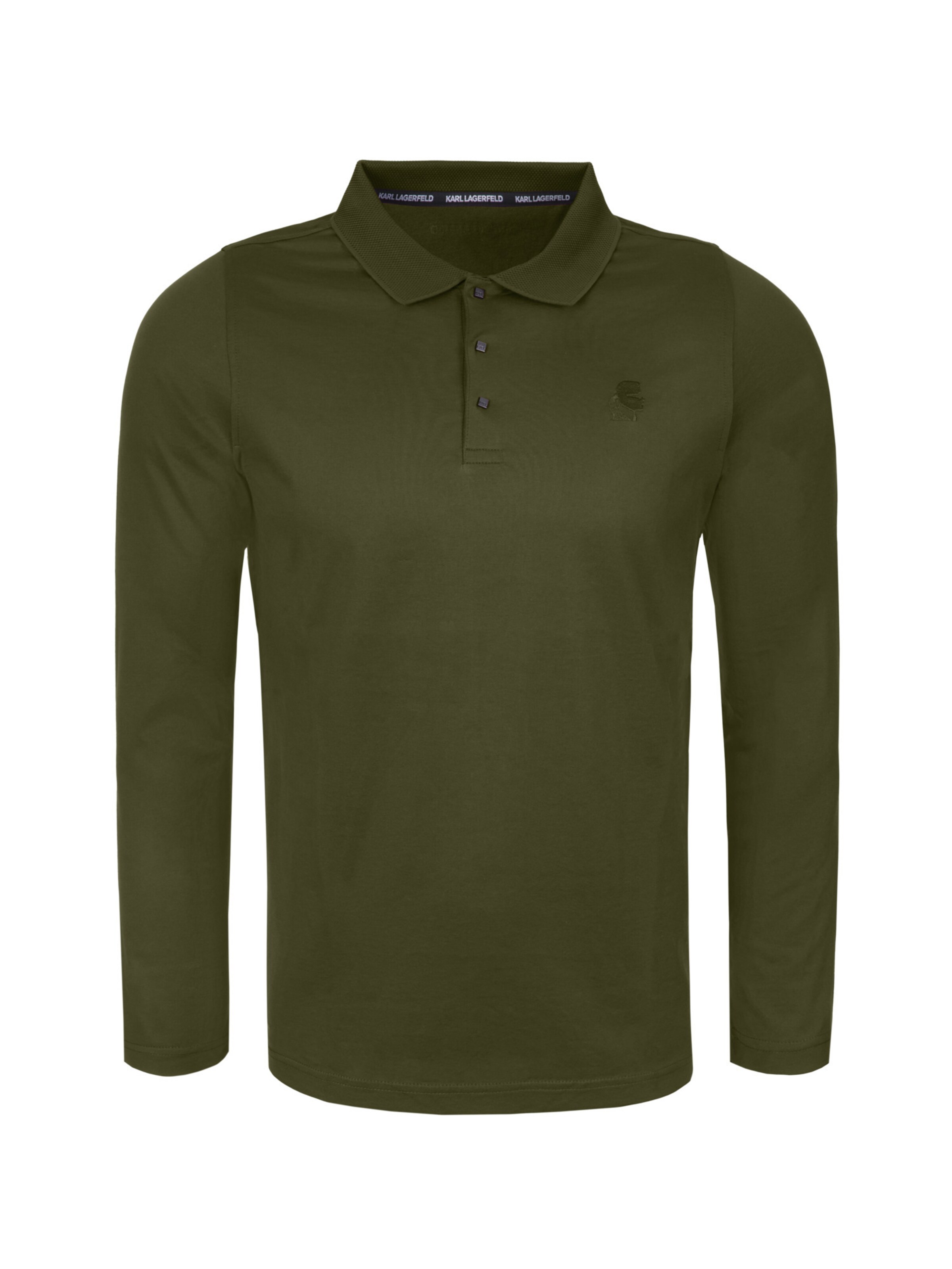 T-Shirt Karl Lagerfeld en vert : devant