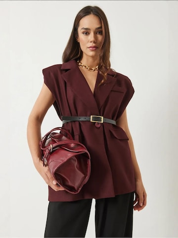 Gilet di Bianco Lucci in rosso