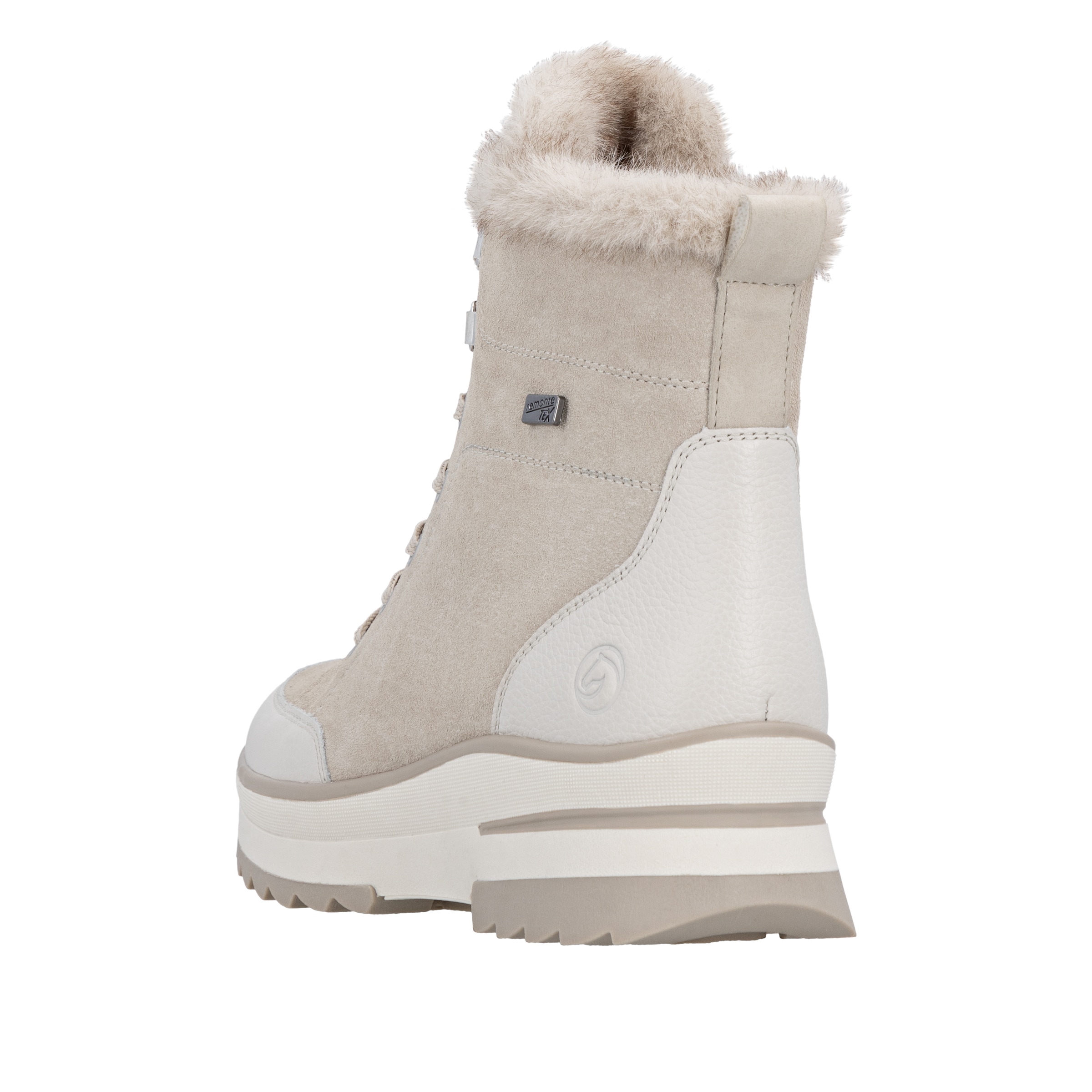 Bottes à lacets 'D2B76' REMONTE en gris