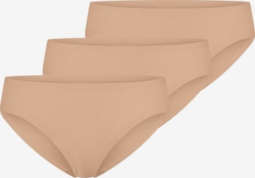 SCHIESSER Boyshorts 'Invisible Light' in Brown: front
