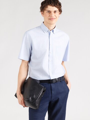 FYNCH-HATTON - Ajuste regular Camisa en azul: frente