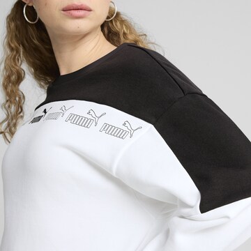 PUMA Sweatshirt 'Around The Block' in Wit