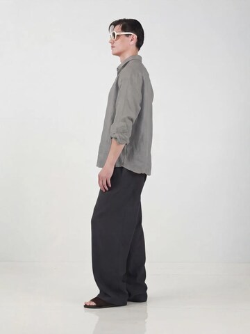 Giesto Comfort fit Button Up Shirt in Grey
