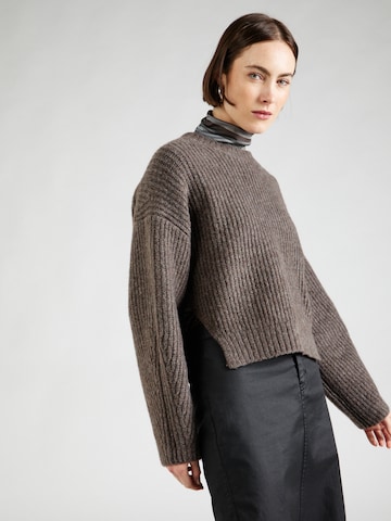 WEEKDAY Pullover 'Ivy' in Braun