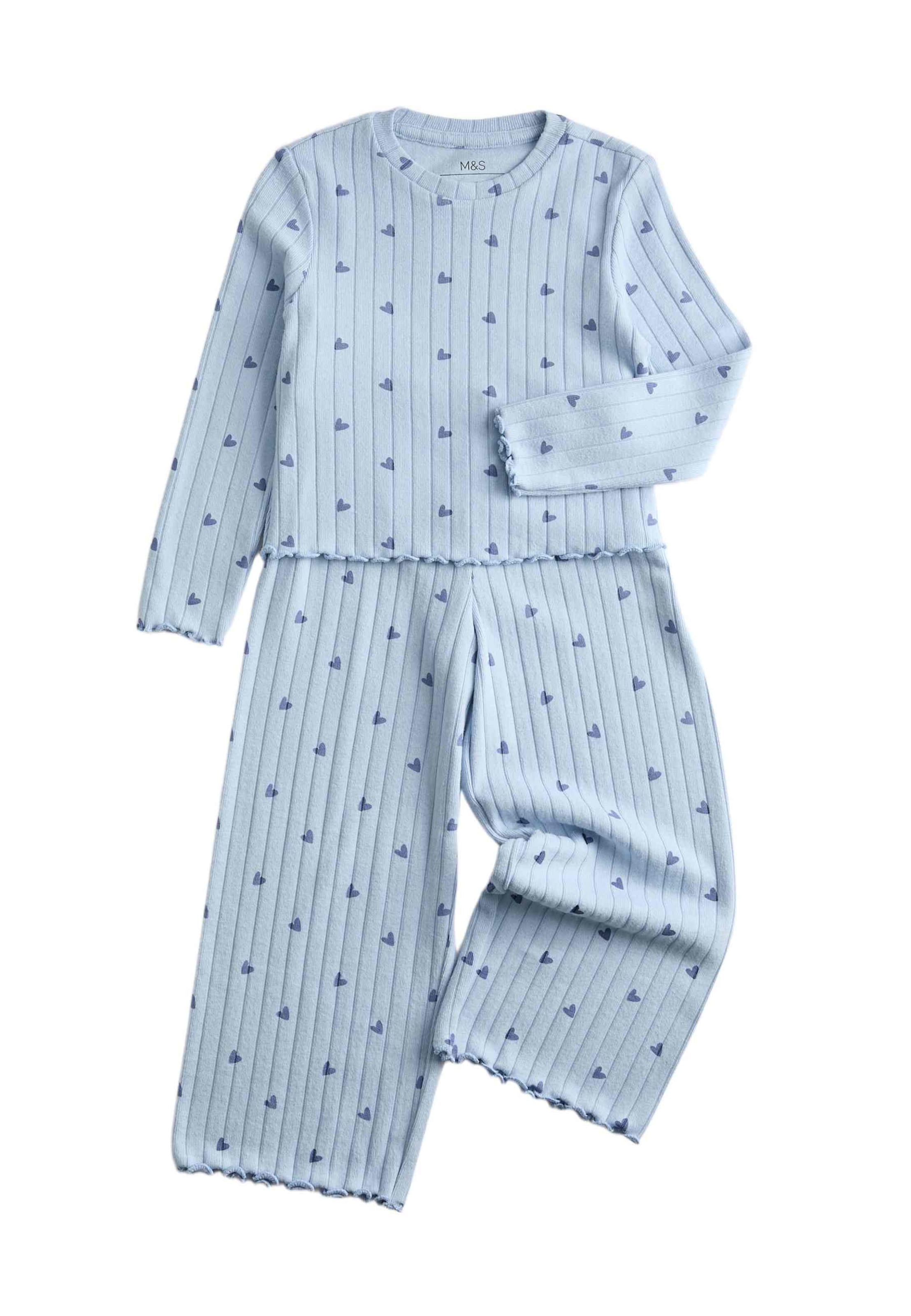 Marks & Spencer Schlafanzug in Blau: Vorderseite