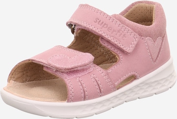 SUPERFIT Sandals 'LAGOON' in Pink: front