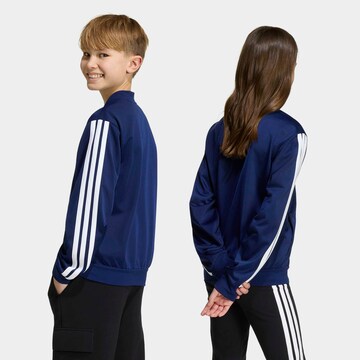 ADIDAS SPORTSWEAR Athletic Zip-Up Hoodie in Blue