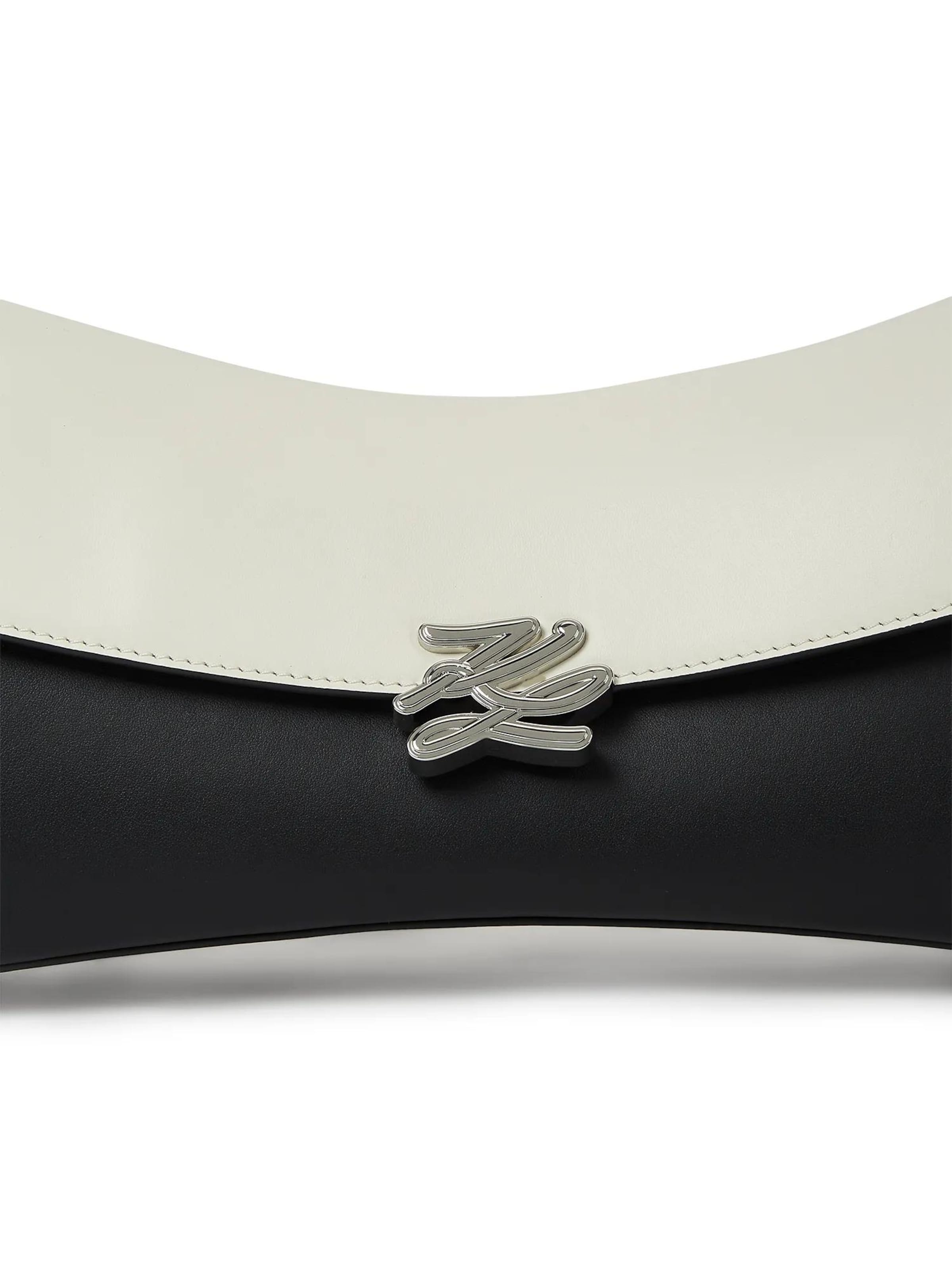Karl Lagerfeld - Mala de ombro 'K/Autograph' em preto