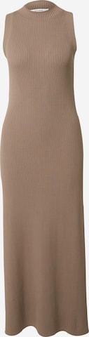 IVY OAK Gebreide jurk in Bruin: voorkant