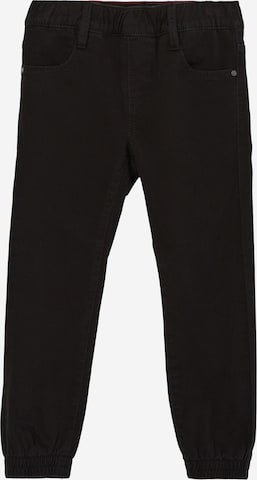 s.Oliver - Tapered Vaquero en negro: frente