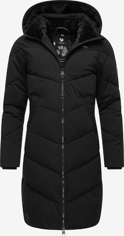 Ragwear Winter Coat 'Rebelka' in Black: front