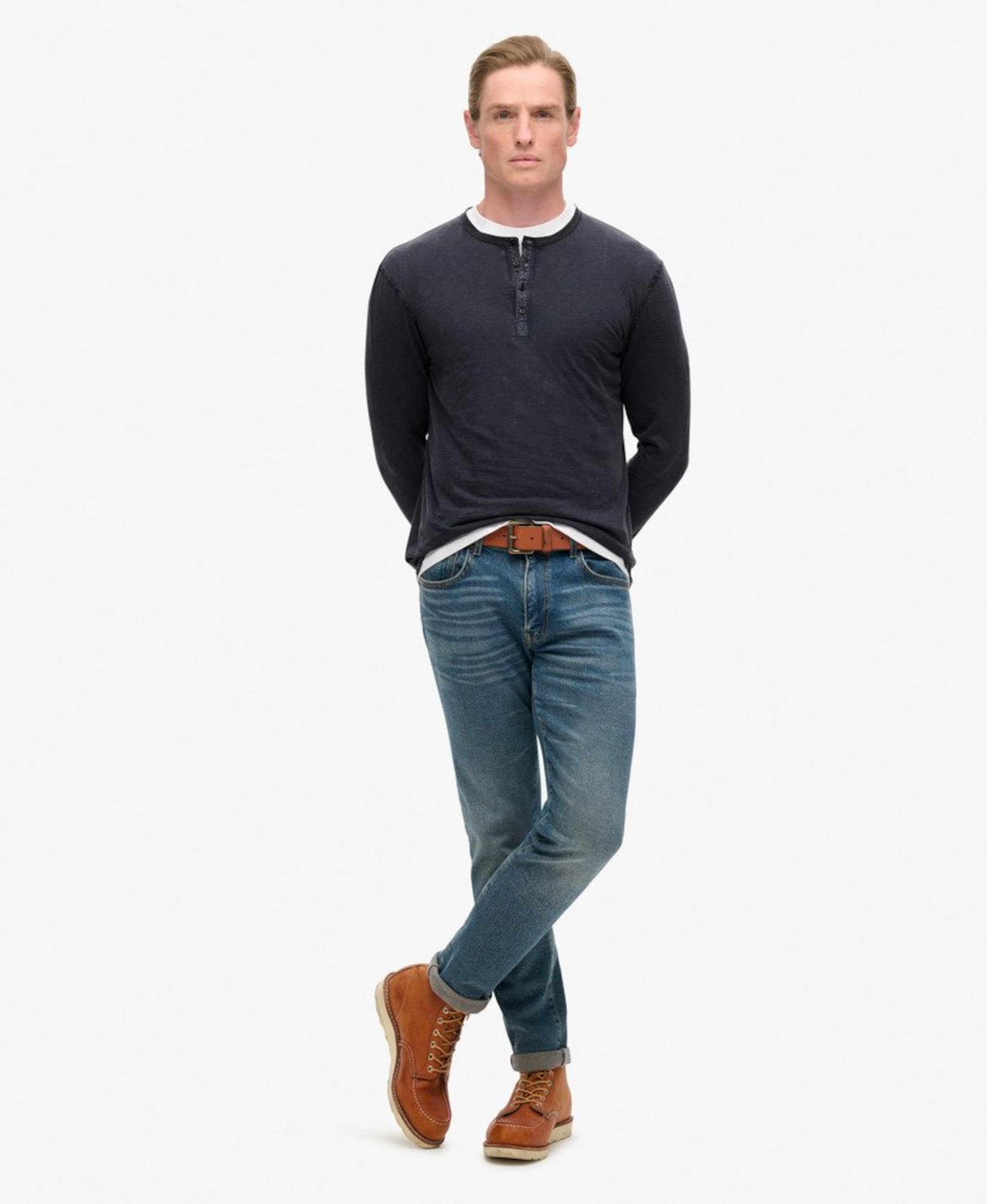 T-Shirt 'Grandad' Superdry & Co en beige