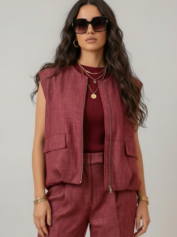 Gilet 'Jade' WEARABLE STORIES en rouge