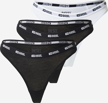 DIESEL Tanga 'STARS' – černá: přední strana