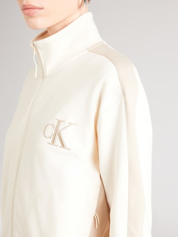 Giacca di mezza stagione 'TERRY' di Calvin Klein Jeans in bianco