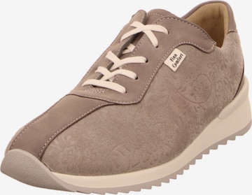 Finn Comfort Lace-Up Shoes in Grey: front