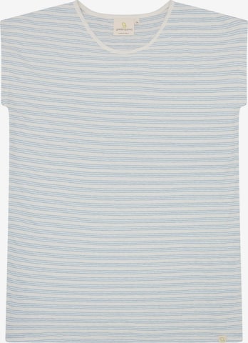 greenjama Pajama Shirt in Blue: front